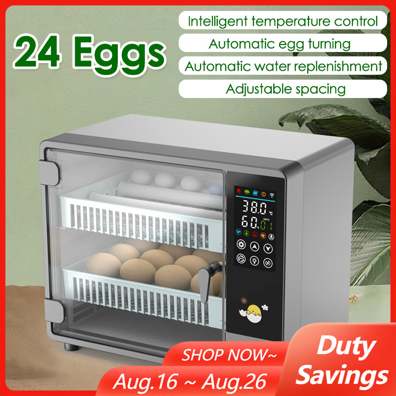 Quail Egg Incubator - 24 بيضة كاملة التلقائي تحول البيض