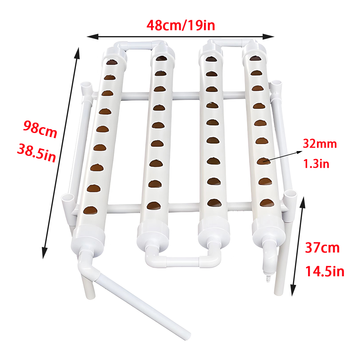 مجموعات نظام زراعة الخضروات ال - مراجعة Hydroponic Nft Channel وسعره