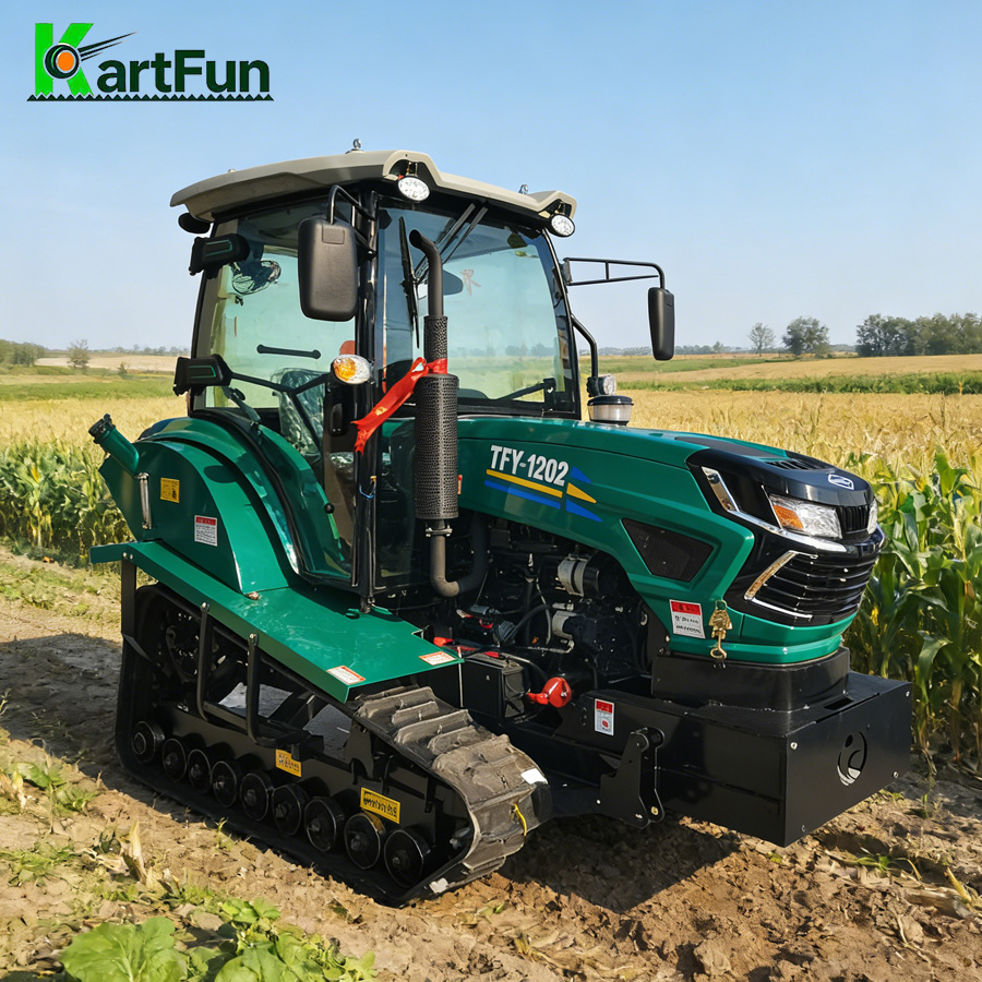 جرار زراعي مجنزر متعدد الوظائف - مراجعة Agriculture Farming Working وسعره