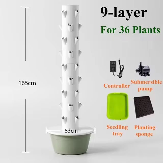 نظام زراعة عمودي جديد للزراعة  - مراجعة Hydroponic Nft Channel وسعره