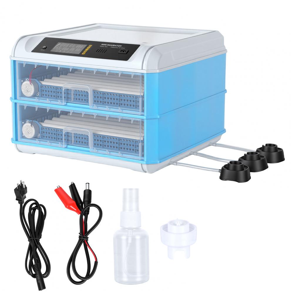 حاضنة بيض سعة 120 بيضة، مع نظا - مراجعة Quail Egg Incubator وسعره