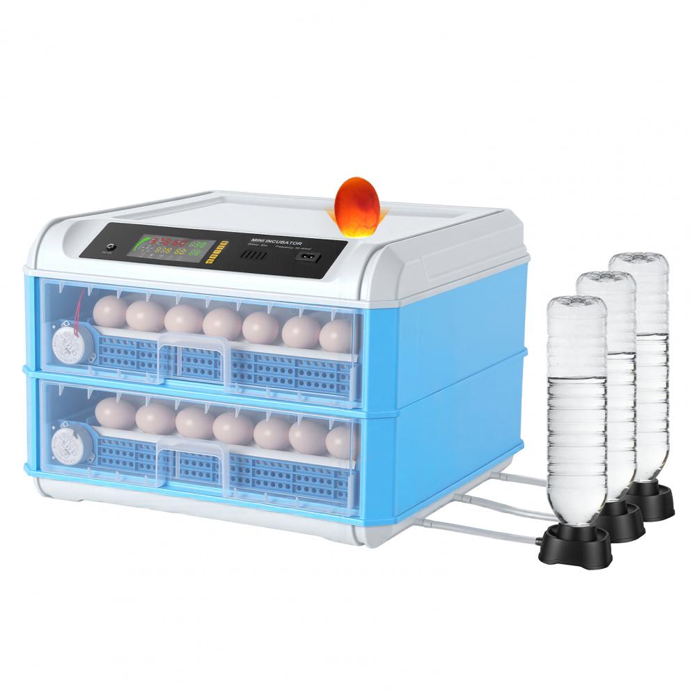 حاضنة بيض سعة 120 بيضة، مع نظا - مراجعة Quail Egg Incubator وسعره