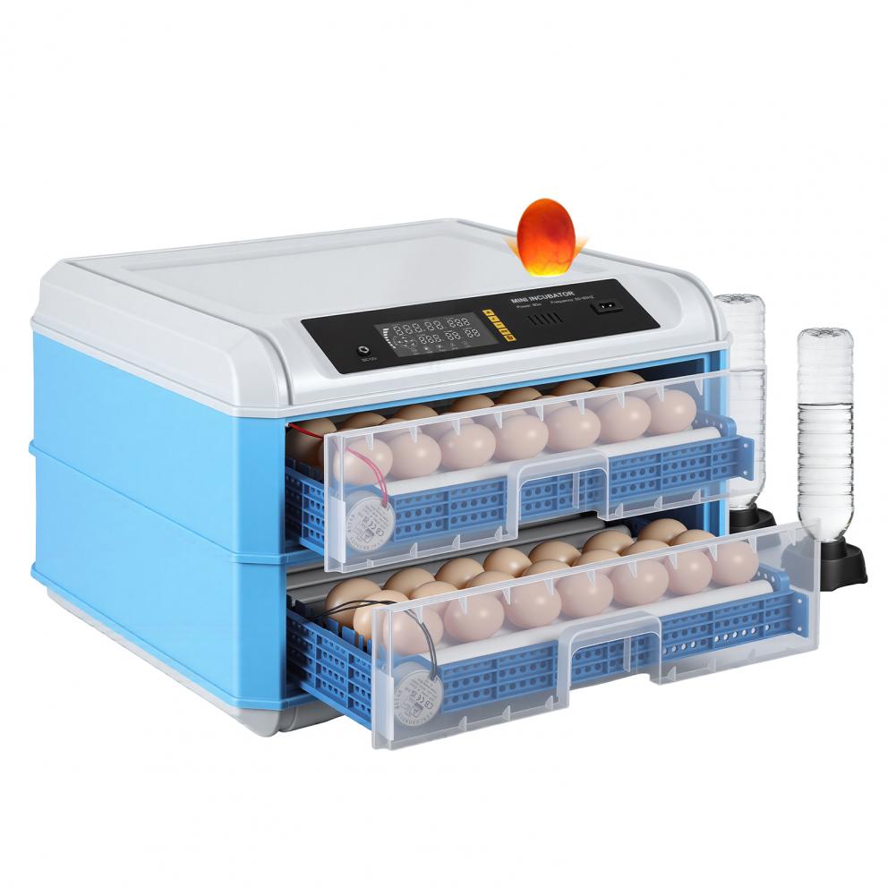 حاضنة بيض سعة 120 بيضة، مع نظا - مراجعة Quail Egg Incubator وسعره